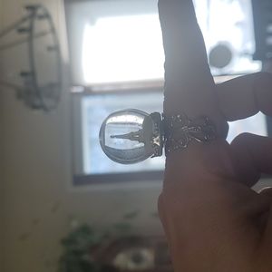 Winter in Paris Eiffel Tower Ring and Poster